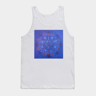 Third eye chakra angel free-hand mandala Tank Top